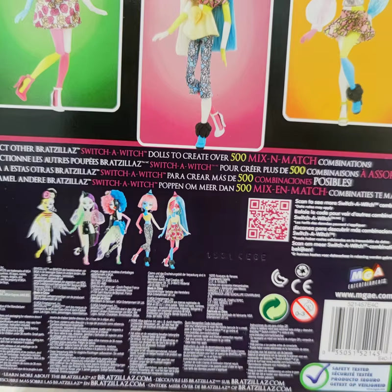 Doll with Original Boxbratz Bratzillaz Doll Switch a Witch with Accessories Original Fashion Doll Collectible