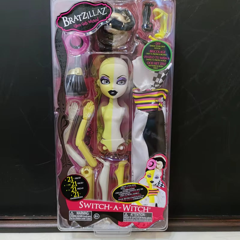 Doll with Original Boxbratz Bratzillaz Doll Switch a Witch with Accessories Original Fashion Doll Collectible