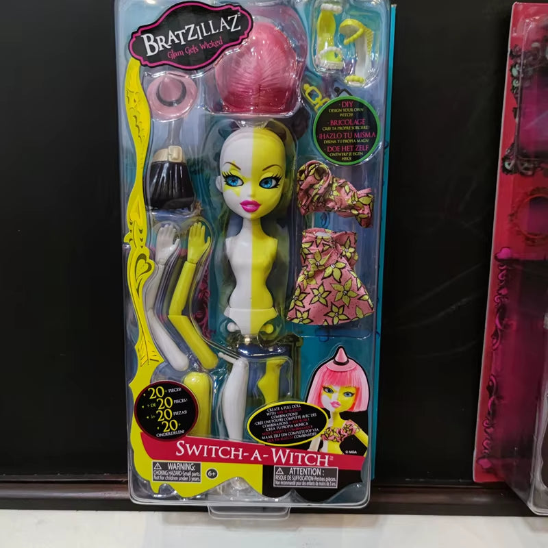 Doll with Original Boxbratz Bratzillaz Doll Switch a Witch with Accessories Original Fashion Doll Collectible