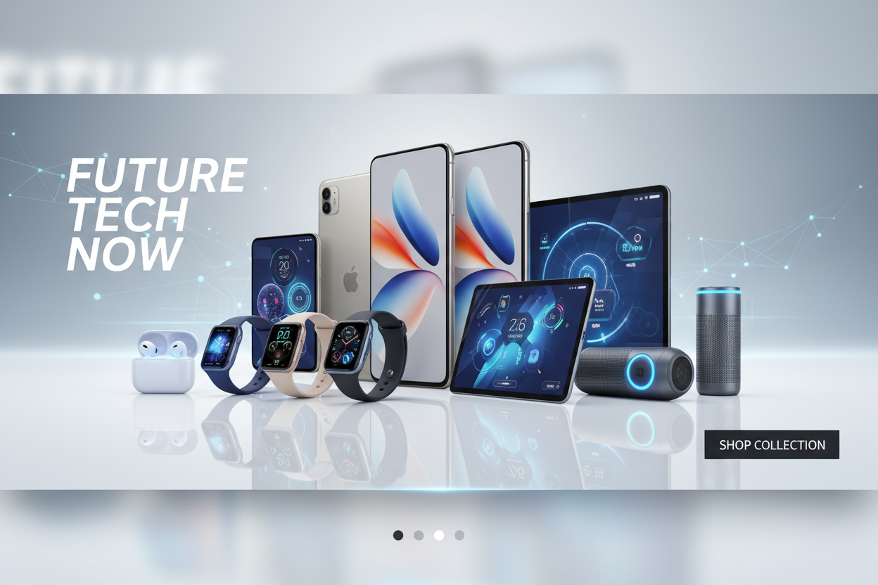 une image de carousel de gadgets electronic